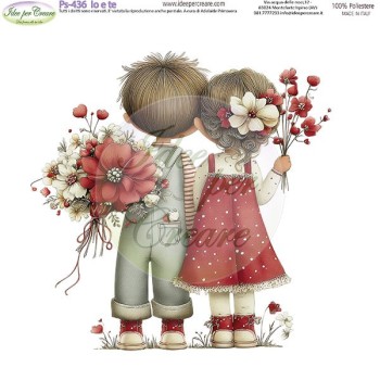 Pannello Io e Te Ps-436 Idee Per Creare 25x25cm