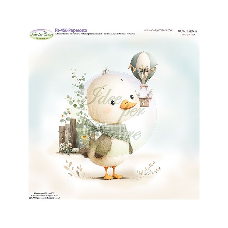 Pannello Paperotto Ps-456 Idee Per Creare 25x25cm