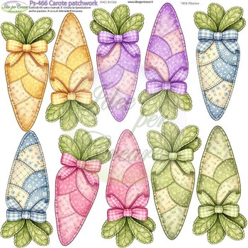 Pannello Carote Patchwork Ps-466 Idee Per Creare 25x25cm