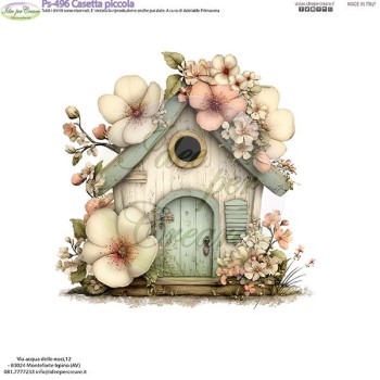 Pannello Casetta Piccola Ps-496 Idee Per Creare 25x25cm