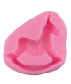 Stampo Cavallo a Dondolo - Stampo in Silicone per Porcellana, Ceramica