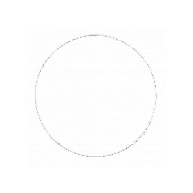 Anello di Metallo Bianco - Cerchi in metallo, varie dimensioni