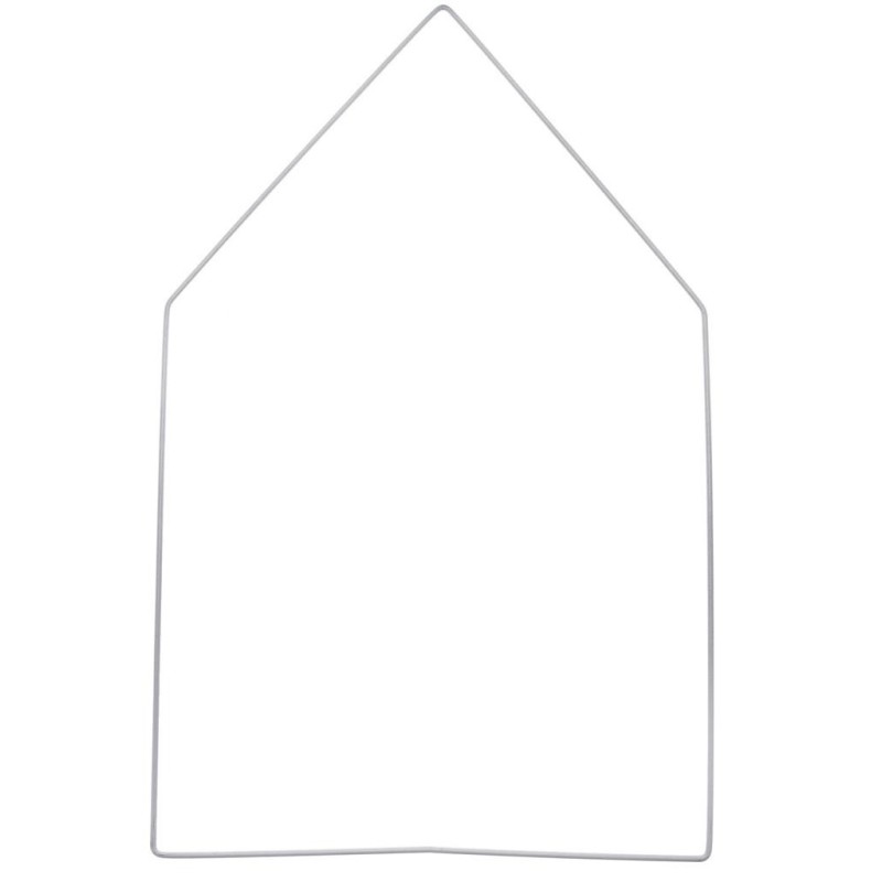 Casa di Metallo Bianco - 23x35cm