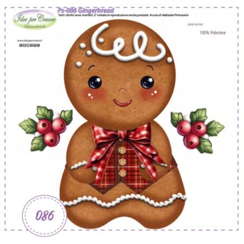 Pannello Gingerbread Ps-086 Idee Per Creare 25x25cm